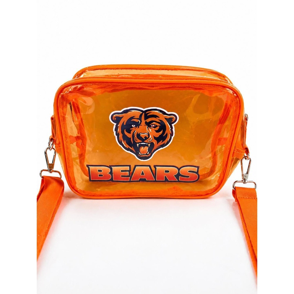 Chicago Bears Tinted Clear Sling Bag, Football Crossbody Bag, Bears Fan Gift - Picture 3 of 3